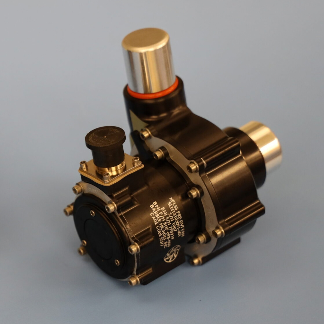 The Ventilation Oxygen Loop Fan, manufactured by Arvada-based Barber-Nichols, is designed to support next-generation spacesuit life-support systems by safely supplying 100% oxygen to astronauts for breathing during spacewalks. Developed to meet stringent requirements for size, weight, reliability and safety in human spaceflight, the fan underwent a 15-month test campaign and more than 9,000 hours of life testing without signs of failure or diminished performance.
